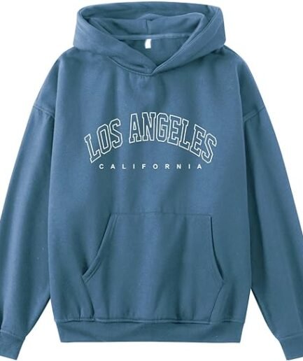 Los Angeles Vintage Blue Hoodie California