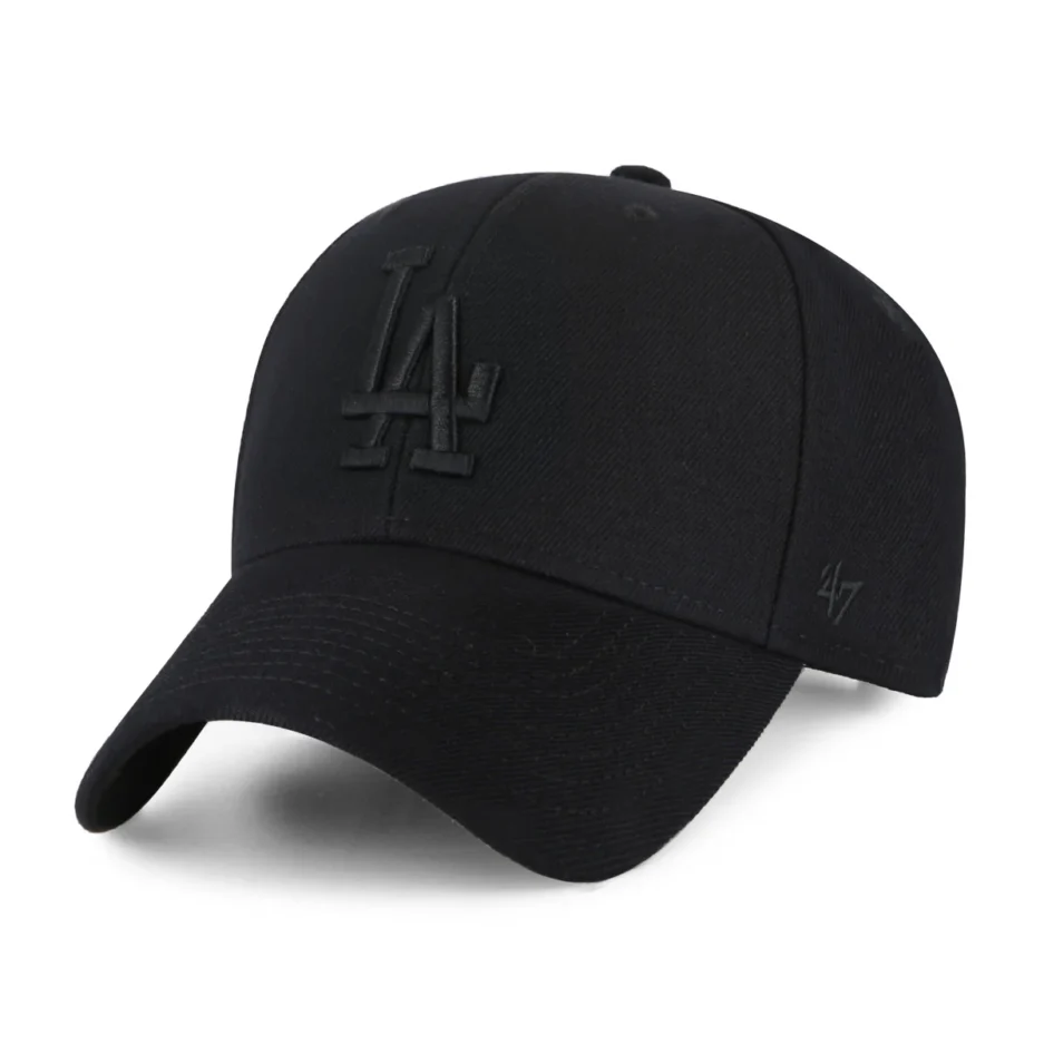 los angeles dodgers hat black