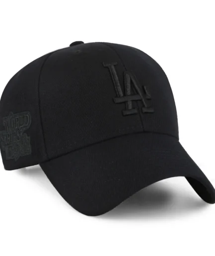 los angeles dodgers hat black