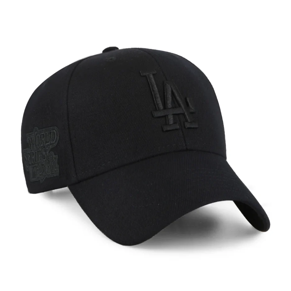 los angeles dodgers hat black