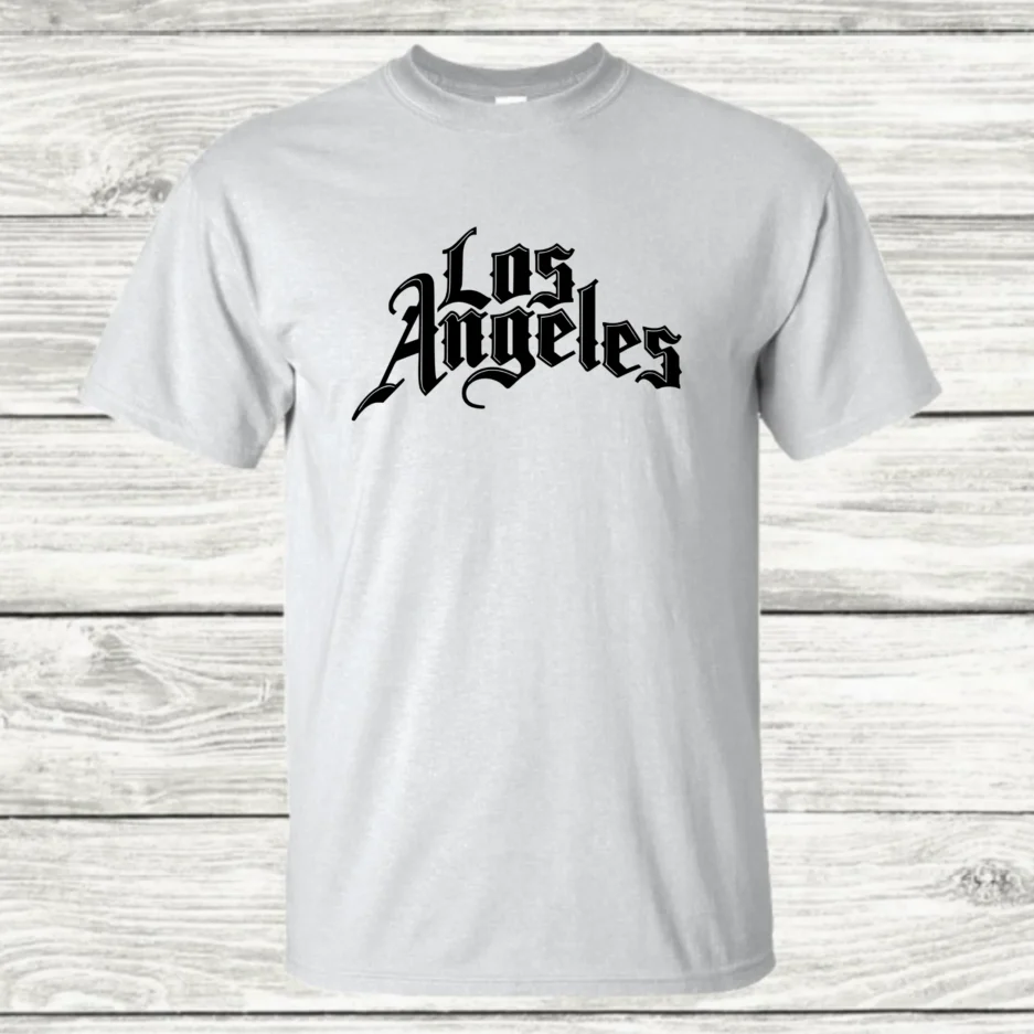 Los Angeles White Graphic T-Shirt