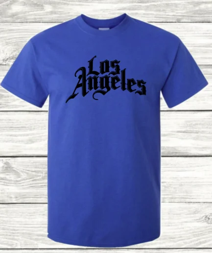 Los Angeles Blue Graphic T-Shirt