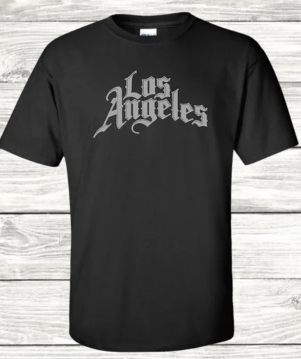 Los Angeles Black Graphic T-Shirt