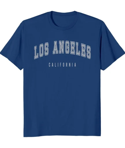 Los Angeles California Blue Shirt
