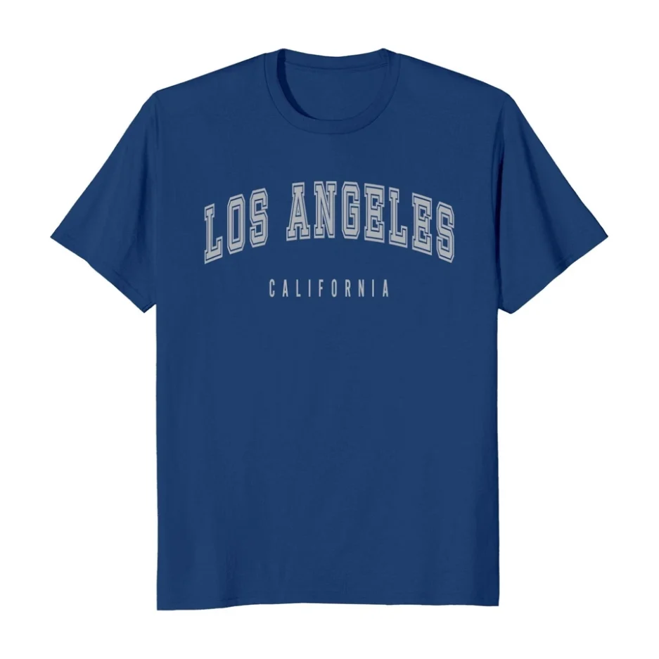 Los Angeles California Blue Shirt