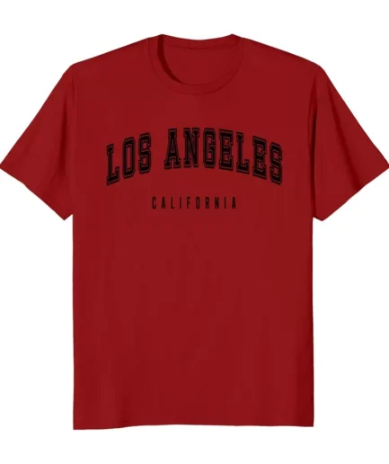 Los Angeles Red California t-shirt